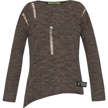 Dámský svetr #VDR Knit Brown svetr S Béžová