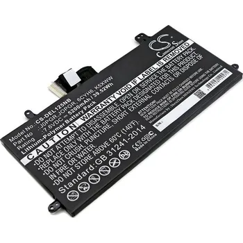 Baterie k notebooku Baterie pro Dell Latitude 5290, Latitude 12 5285, 5200 mAh
