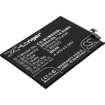 Baterie pro mobilní telefon Baterie pro Redmi Note 8 (ekv. Xiaomi BN46), 3800 mAh
