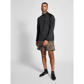 Pánské tričko NEWLINE T-Shirt L/S Herren XL ČERNÁ