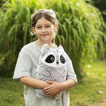 Dekorativní polštářek Plyšový polštářek 2v1, Mýval 497114