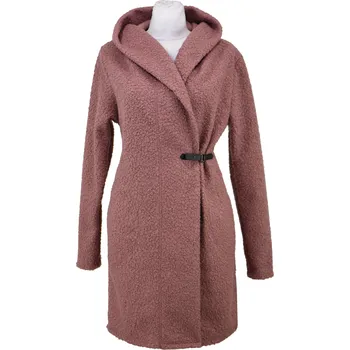 Dámský kabát Kabát se sponou - buklé - starorůžový Velikost: S