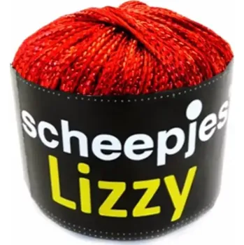 Příze Příze Scheepjes Lizzy červená