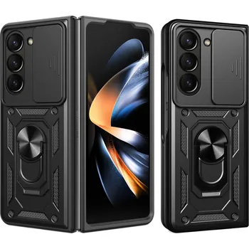 Pouzdro na mobilní telefon Hybrid Armor CAMSHIELD / odolné pouzdro / kryt 4v1 / pro Samsung Galaxy Z Fold 7 / černé