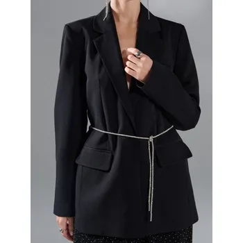 Dámské sako Sinsay - Blejzr - černá - 392GY-99X - 392GY-99X-XL