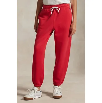 Tepláky Polo Ralph Lauren dámské, červená barva, 211971700 33X, vel. XXS