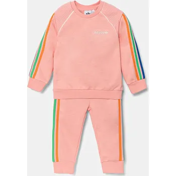 Sportovní oblečení Dětská tepláková souprava adidas Originals JC5875 růžová 03A, vel. 80