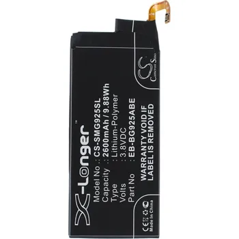 Baterie pro mobilní telefon Baterie pro Samsung Galaxy S6 Edge, 2600mAh