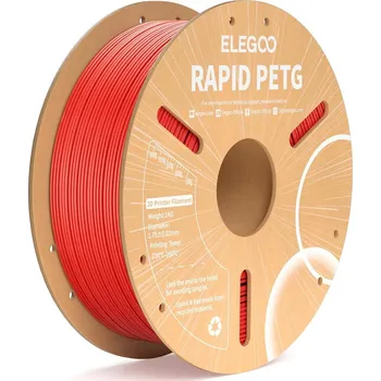 Příslušenství k 3D tiskárně ELEGOO RAPID PETG 1.75 1kg Red