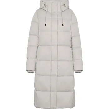 ROCKANDBLUE BONNIE COAT 105 cm - Šedý péřový kabát oversize 36