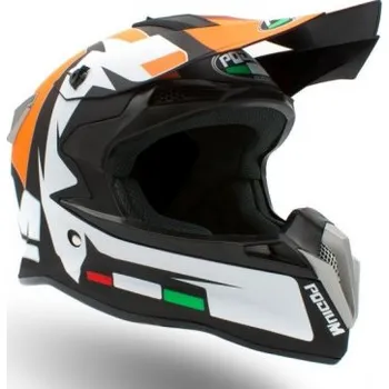 Helma na motorku Přilba senior cross XTR 188 - oranžová S