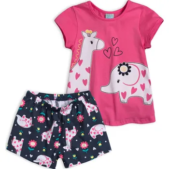 Dívčí pyžamo Dívčí pyžamo svítící ve tmě KYLY SAFARI růžové Velikost: 116