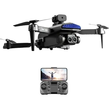 Dron Dron D6 PRO dual camera (3 baterie), černá