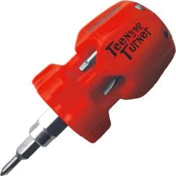 Outdoor vaření Teeny Turner Picquic minišroubovák s výměnnými bity – červený