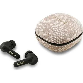 Sluchátka Guess PU 4G Script Logo ENC TWS Bezdrátová Sluchátka Pink