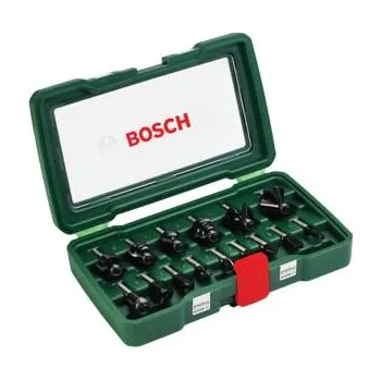 Fréza BOSCH 15dílná sada fréz z tvrdokovu (Ø stopky 8 mm) 2607019469
