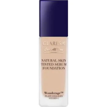 Make-up Claresa NATURAL SKIN TINTED SERUM FOUNDATION CARE ALL DAY make-up-serum s přirozeným finišem 1W Light Warm, 32 ml