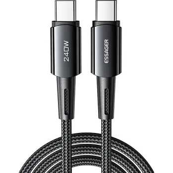 Datový kabel Essager Sunset USB-C / USB-C 2.0 5A, 240W, 1m