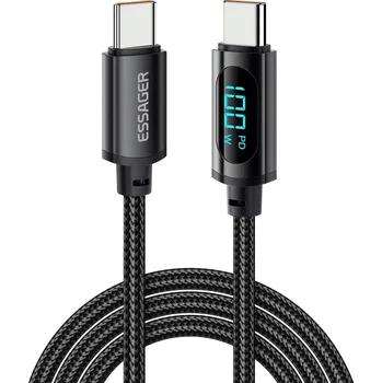 Datový kabel Essager Vast Stars USB-C / USB-C 2.0 5A, 100W, 2m