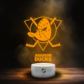 Lampička Great Branding Led Světlo Anaheim Ducks NHL