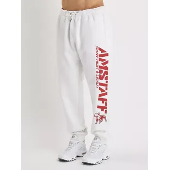 Amstaff tepláky Logo 2.0 White/Red