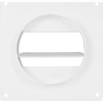 Ventilační potrubí Haco Kus přechodový ventilační CZP 100/110×55 mm s klapkou plastový