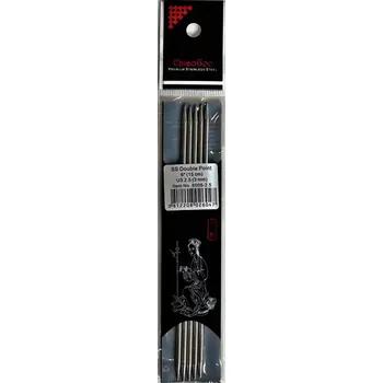 Nástroj na niť a příze ChiaoGoo ponožkové Nerezové jehlice 3mm 15cm (ChiaoGoo Double Pointed Needles 3mm 15cm)
