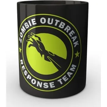 Sběratelský sportovní předmět Černý hrnek Zombie Outbreak Response Team Zombie Hand - černá