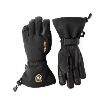 Rukavice Hestra Army Leather Gore-tex - 5 finger Svart/Svart černá 8