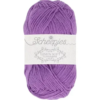 Příze Příze Scheepjes Linen Soft fialová