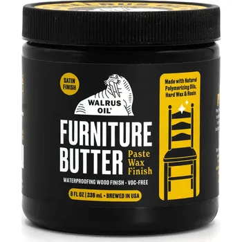 barva a nátěr na dřevo Walrus Oil Furniture Butter – 100% přírodní vosková péče pro nábytek Velikost balení: 236 ml