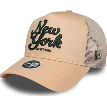Kšiltovka Dámská kšiltovka NEW ERA-W AF TRUCKER BRANDED PRS Béžová UNI