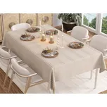 XPOSE® Ubrus STRIPE - béžový 155x220 cm, + Prodloužená možnost vrácení zboží do 50 dnů