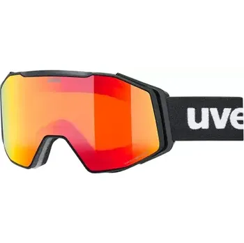 Uvex Gravity FM lyžařské brýle black matt/rainbow - yellow