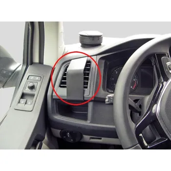 Brodit ProClip Volkswagen T6 Transporter/Pickup/Caravelle 16-20 (bez víka přihrádky),vlevo na mřížku