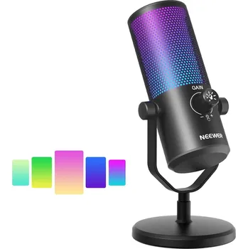 Mikrofon Neewer CM24 RGB Light, USB Gaming Microphone