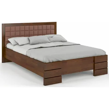 Postel Postel s úložným prostorem - Gotland - borovice Čalounění postele: 2306, Odstín moření: Ořech, Rozměr: 120x200