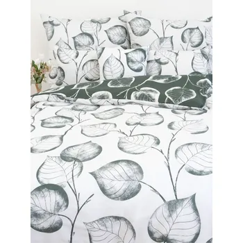 Povlečení Bavlněné povlečení Renforcé - Eliot tmavě zelený