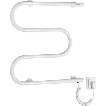 Radiátor Aqualine Vipe elektrický sušák ručníků 500 x 500 mm 59 W bílý SU155