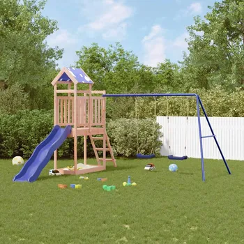 Dětské hřiště vidaXL Dětské hřiště na zahradu masivní dřevo douglasky [3279080]
