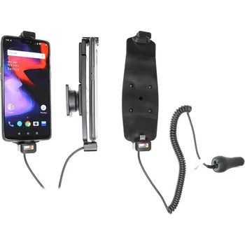 Brodit držák do auta na OnePlus 6T, v orig. pouzdru, s pružinou, nastavitelný, s nab, z cig. zap., doprava ZDARMA!