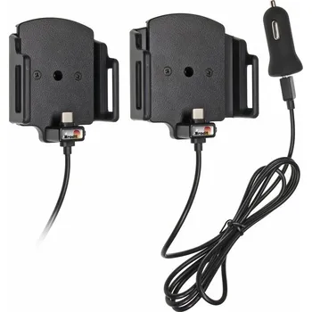 Brodit držák do auta nastavitelný s USB-C a nabíjením z cig. zapalovače/USB š. 62-77 mm, tl. 9-13, doprava ZDARMA!