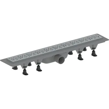 Odvodňovací žlab Aqualine Malvi podlahový žlab s nerezovým roštem 910 mm DN50 nerez 1702-91