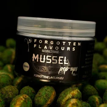 Boilies FORGOTTEN FLAVOURS plovoucí nástraha Special Edition Mussel [100% NATURAL] pop-ups