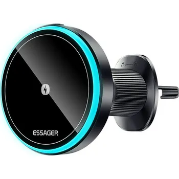 Essager Magnetický držák do auta s bezdrátovým nabíjením 15W