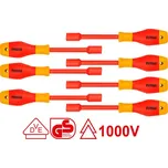 TOTAL Elektrikářské šroubováky maticové, sada 7ks, industrial, 50BV30 THKISD0701