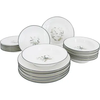 Talíř by inspire 8120-0A-98 18 ks Vánoční nostalgie