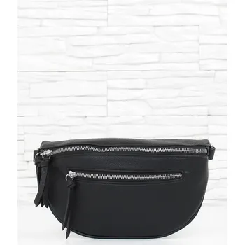 Kabelka Tessra Černá ledvinka 604B Velikost: UNI