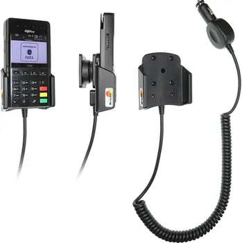 Brodit držák do auta na Ingenico iSMP4 bez pouzdra, s nabíjením s cig. zapalovače