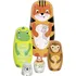 Dřevěná hračka Goki Matrjoška 5 ks Tygřík Tavi a jeho přátelé